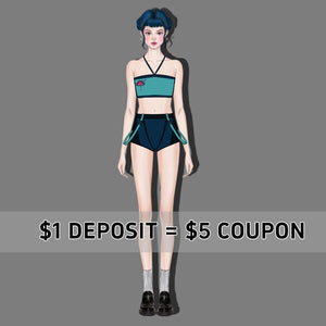 【CONFIRMATION】Deposit Anime Game Girl Cosplay Costume Derivative Bodysuit Swimsuit