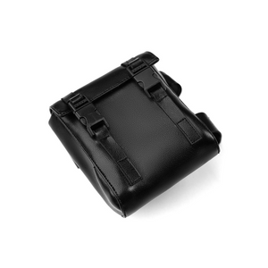 Zoey Cosplay Costume, black PU leather arm bag with two buckle.