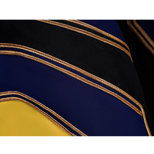 Zoey Cosplay Costume, the pants were decorated with a lot of gold thread.