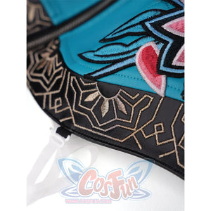 Zoey Cosplay Costume, the top has invisible bra straps to prevent it from slipping off.