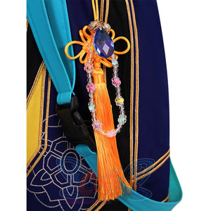 Zoey Cosplay Costume, the pendant consist of a yellow tassel and a flower bracelet.
