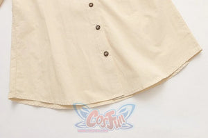 College Style Cute Cartoon Bear Tie Shirt