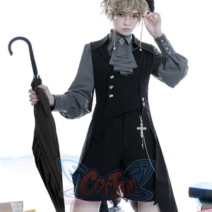 PRE-SALE Medieval Vintage Little Prince Irregular Long Vest S22494