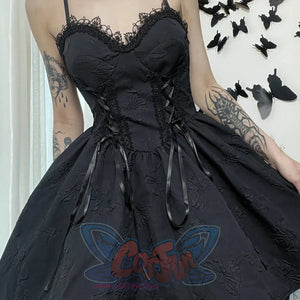 Summer Rose Lace High Waist Slip Dress S22927