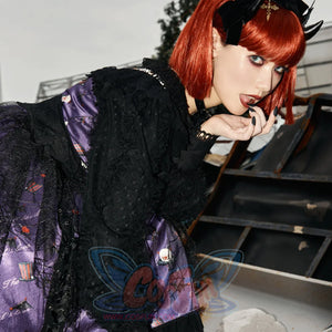 Halloween Gothic Lolita Long Sleeve Shirt S22701