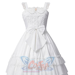 Elegant Lolita High Waist Jumper Skirt - cosfun