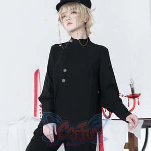 Vintage Simple Autumn Loose Long-sleeved Shirt S22482 Woman / S