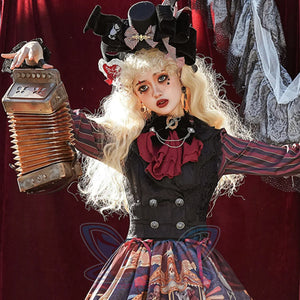 Vintage Slim Lolita Double-breasted Vest - cosfun