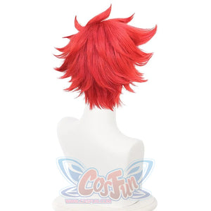 Anime Sk8 The Infinity Reki Cosplay Wig Sk Red Short Cosplay