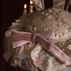 Rococo Duchess Summer Elegant Bunny Ear Dome Hat