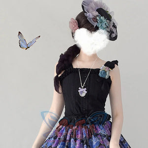 Elegant Daily Lolita Cotton Spaghetti Strap - cosfun