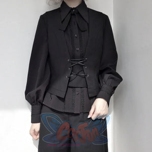 PRE-SALE Retro Elegant Little Prince Gothic Ouji Lolita Vest S22464 - cosfun