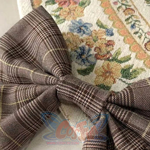 Elegant Detective Style Lolita Suit Sets Brown / Hairpin / One Size