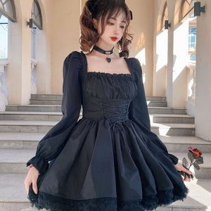 Royal Style Sweet High Waist Lolita Bubble Dress