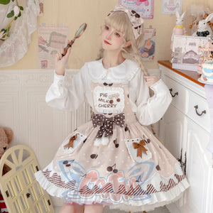 Daily Sweet and Lovely Cherry Lolita Jumper Skirt