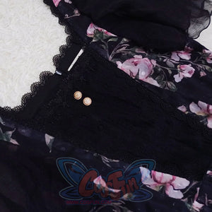 Rose of French Elegant Summer Lolita Short-sleeved Dress