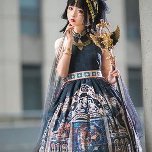 Egypt Style Lolita Backless Neck Dress