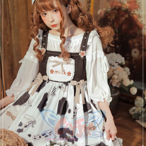 Sweet Caramel Daily Lovely Lolita Jumper Skirt
