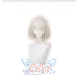 Beastars Haru Cosplay Wigs White Rabbit Bob Hair C00141