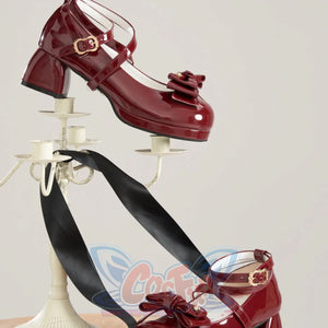 Sweet Round Toe Middle-heeled Lolita Shoes