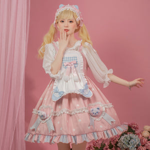 Sweet and Lovely Bear Lolita Jumper Skirt