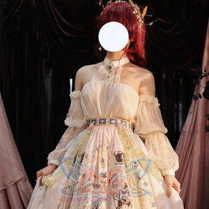 Egypt Style Lolita Thin Neck Shirt - cosfun