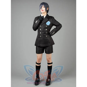 Black Butler Ciel Phantomhive Cosplay Costumes Funeral Outfit Mp004170