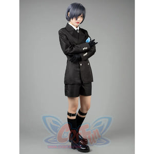 Black Butler Ciel Phantomhive Cosplay Costumes Funeral Outfit Mp004170