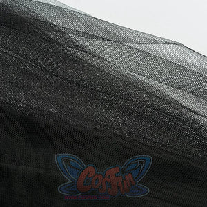 Black Tulle High Waist Sleeveless Slip Dress