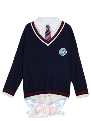 British Style Sweater Preppy Look Cardigans Sweatshirt