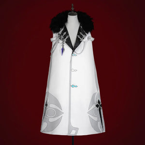 Genshin Impact Fatui Harbinger Rooster Pulcinella Cape Cosplay Costume C07579 A Xs Costumes