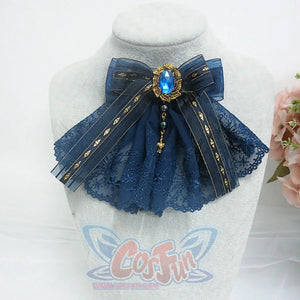 Original Gorgeous Lolita Rose Lace Hairband and Brooch S22670 - cosfun