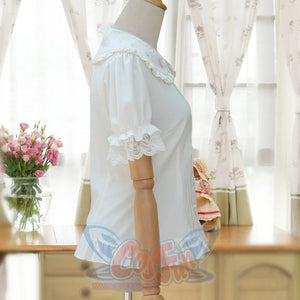 Spring New Sweet Lolita Short Sleeve Shirt - cosfun