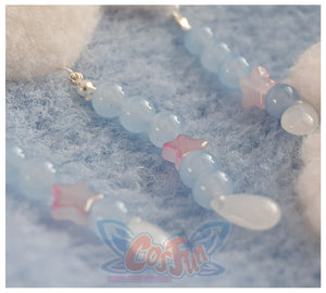 Blue Cloud Plush Large-Capacity Handbag S22426 - cosfun