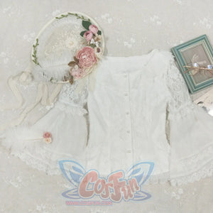 The Poem of Roses Elegant Lolita Short Sleeve Shirt - cosfun
