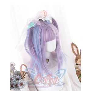 Harajuku Highlights Long Hair Lolita Wig Purple