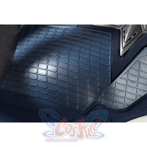 Captain Steve Rogers cosplay costume centers blue scaled armor texture near the chest star.