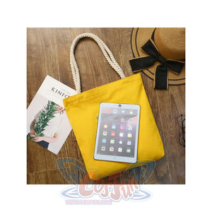 Cartoon Canvas Shopping Tote Bag