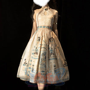 Egypt Style Lolita Backless Neck Dress