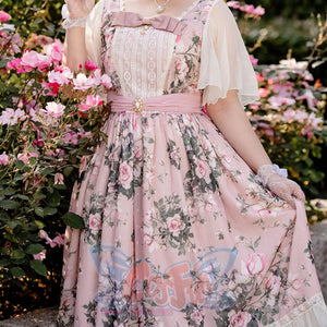 Rose of French Elegant Summer Lolita Short-sleeved Dress