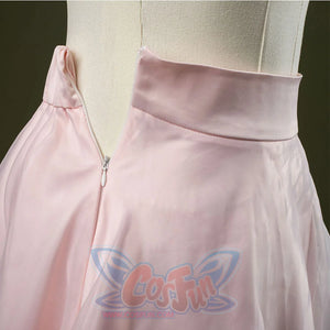 Close up Glinda cosplay costume skirt part