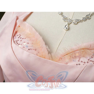 Close up Glinda cosplay costume upper part
