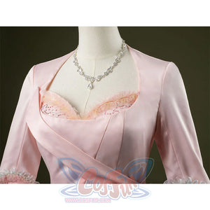 Close up Glinda cosplay costume upper part