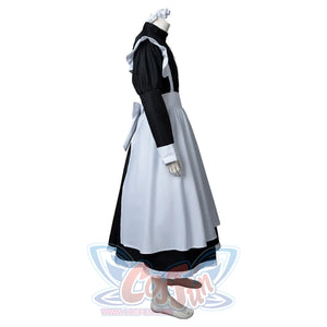 Coffee Big Man Maid Cute Gay Lolita Cross-Dressing Cosplay Costume J40775 Costumes