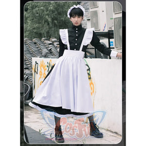 Coffee Big Man Maid Cute Gay Lolita Cross-Dressing Cosplay Costume Costumes