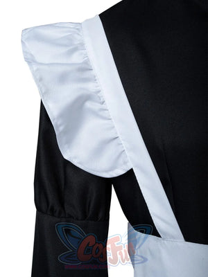 Coffee Big Man Maid Cute Gay Lolita Cross-Dressing Cosplay Costume J40775 Costumes