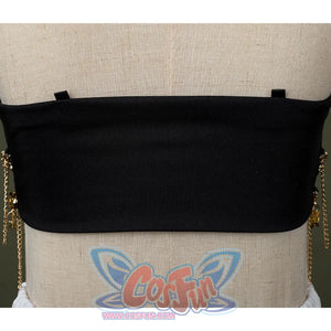 HUNTR/X Kid Mira cosplay costume black top, there are two loops on the back for attaching shoulder straps