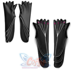 Rumi Cosplay Costume KILLER Black Suit gloves