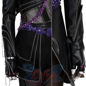 Rumi Cosplay Costume KILLER Black Suit details