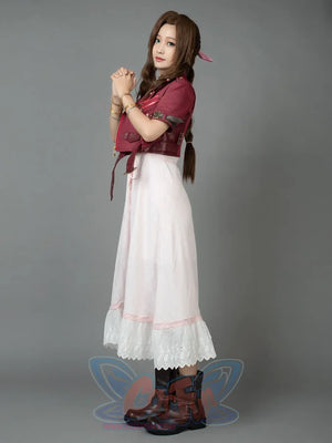 Crisis Core - Final Fantasy Vii Aerith Gainsborough Cosplay Costume Mp005508 Costumes